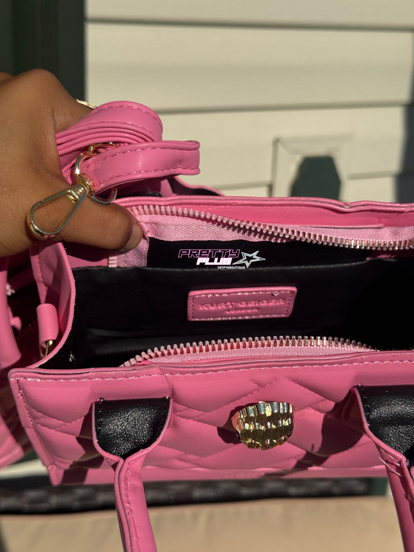 pink kurt geiger bag πΈπ