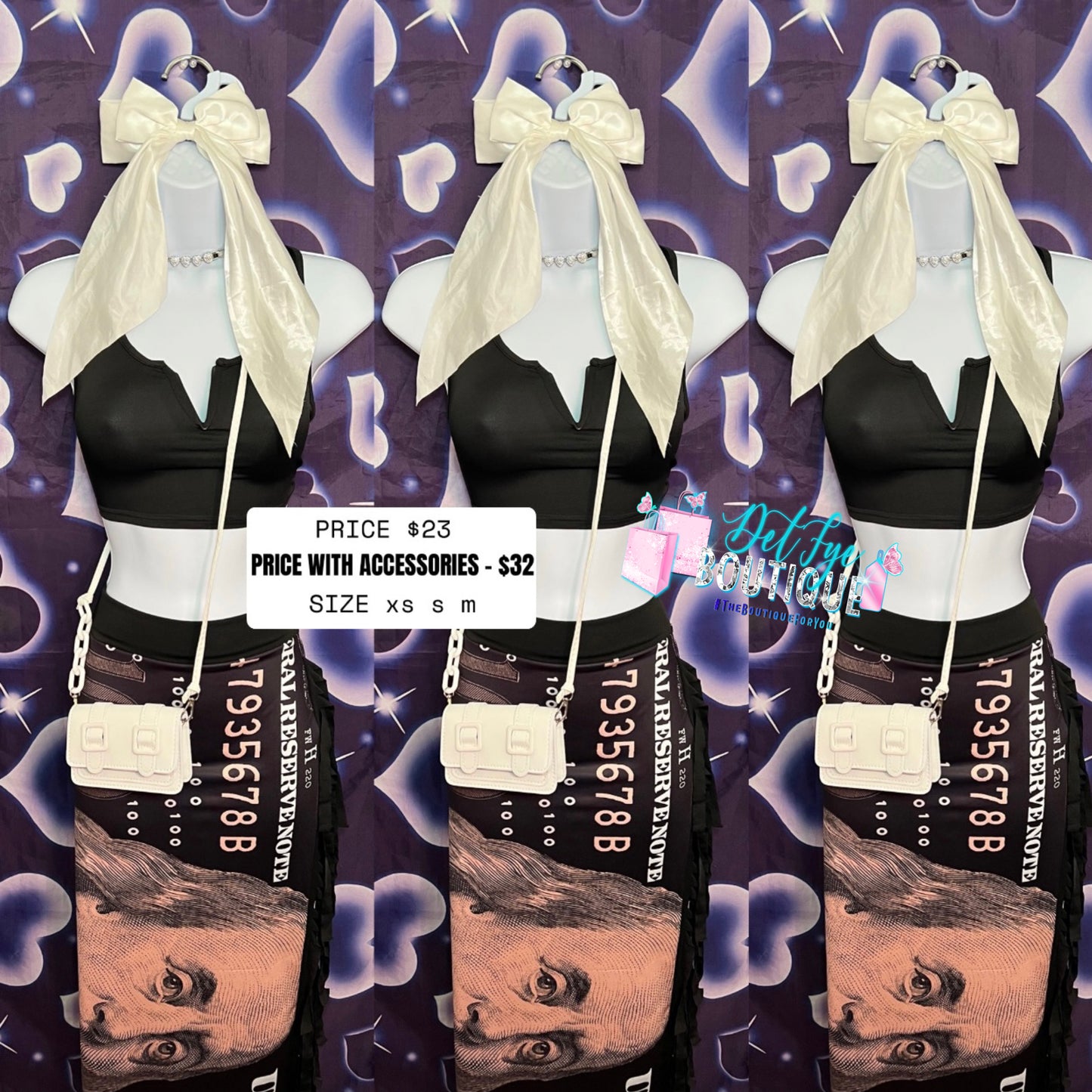 money skirt 2pieceset ๐ค๐ธ