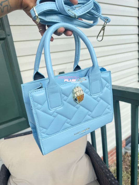 light blue kurt geiger bag