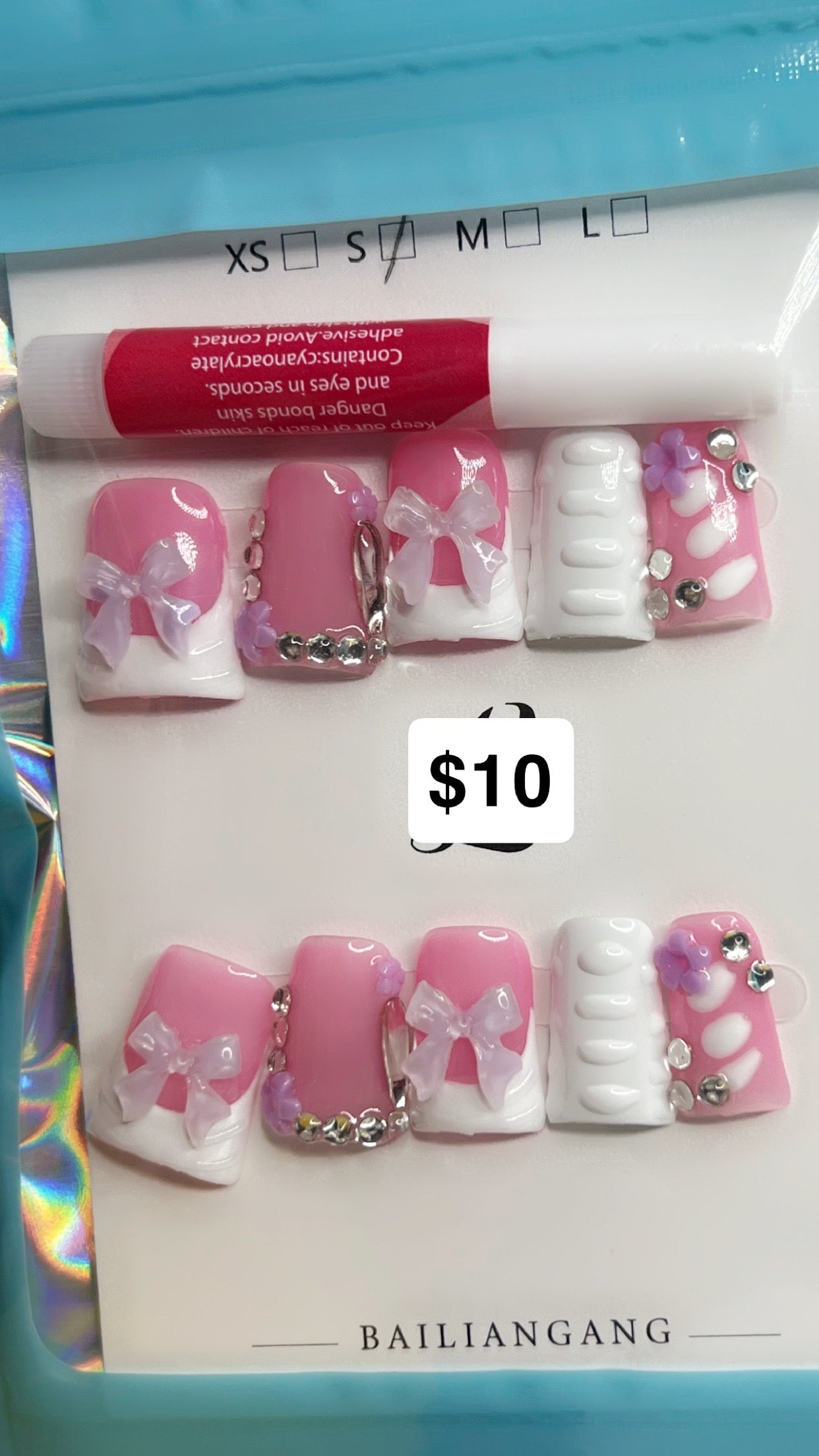 press on nails 🫶🏾- please pay attention