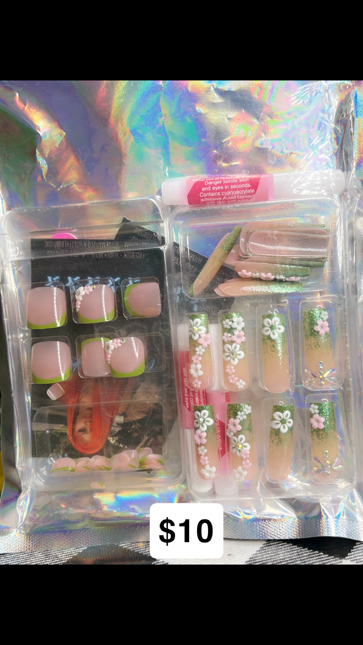 press on nails 🫶🏾- please pay attention