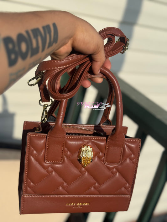 brown kurt geiger bag 🤎