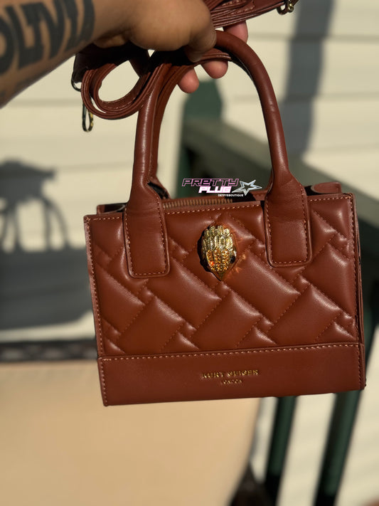 brown kurt geiger bag 🤎