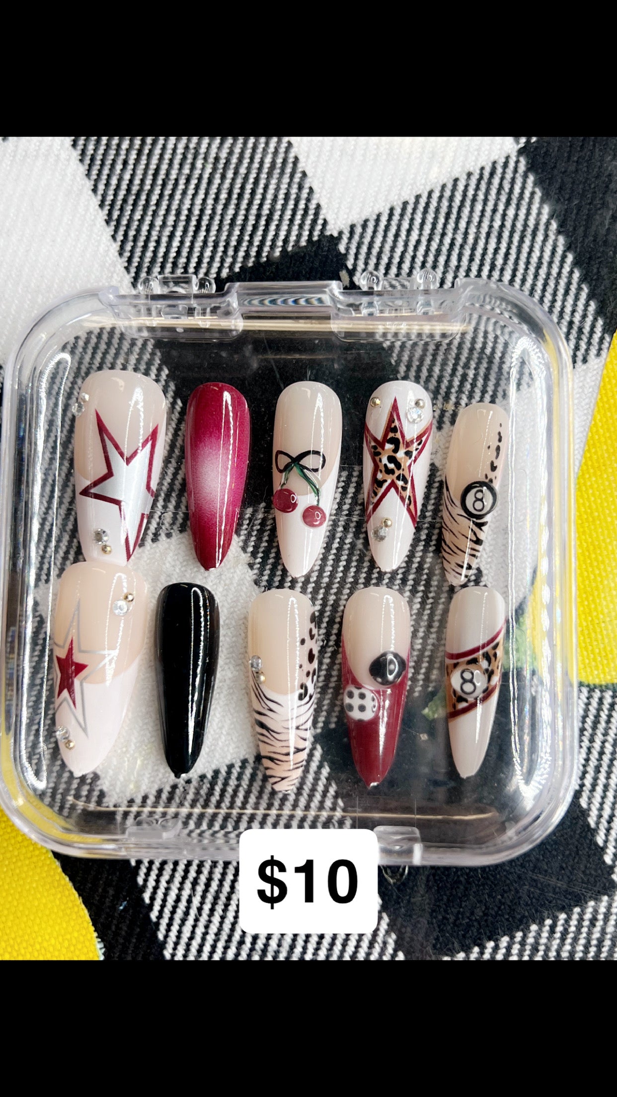 press on nails 🫶🏾- please pay attention