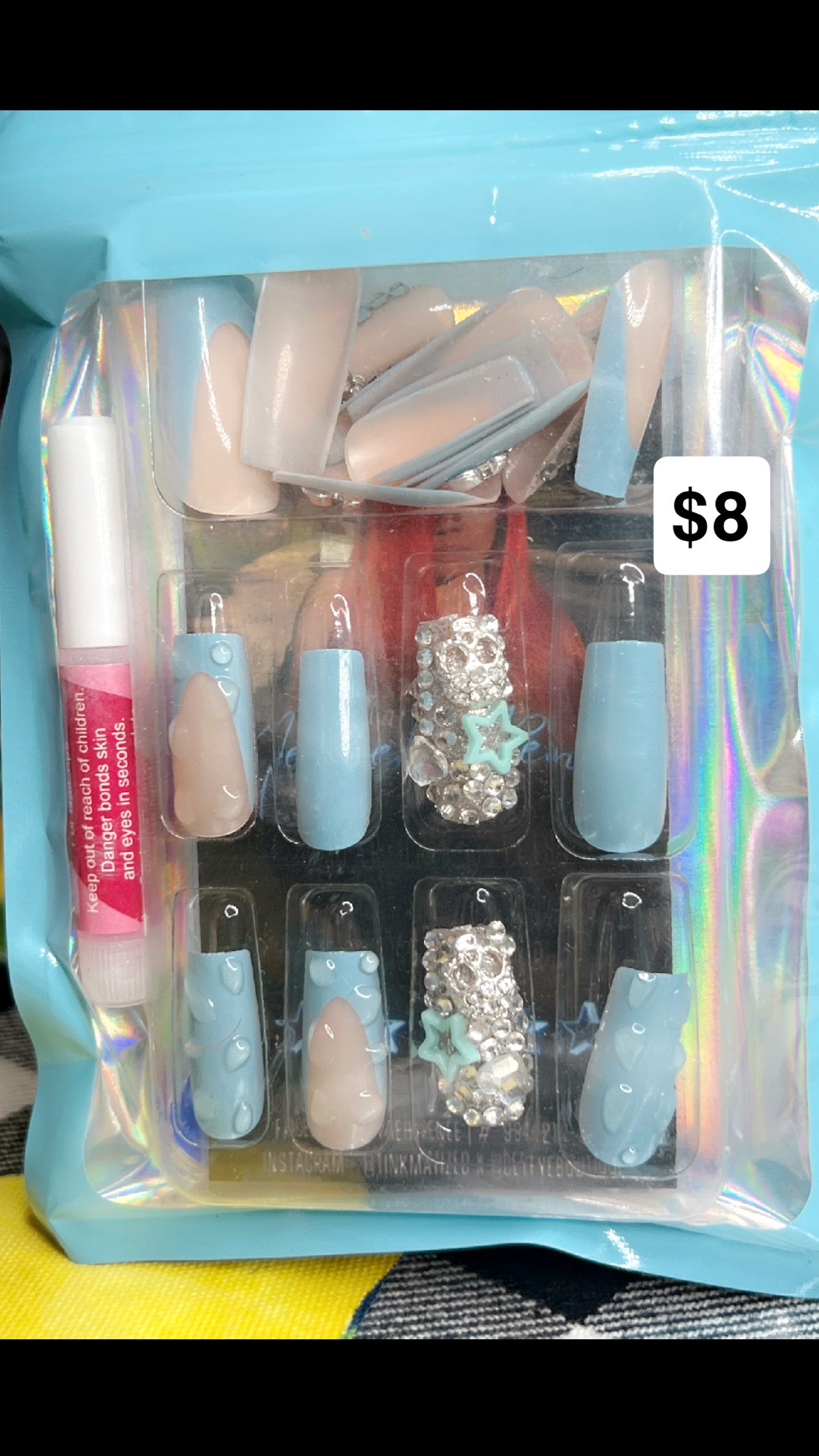 press on nails 🫶🏾- please pay attention