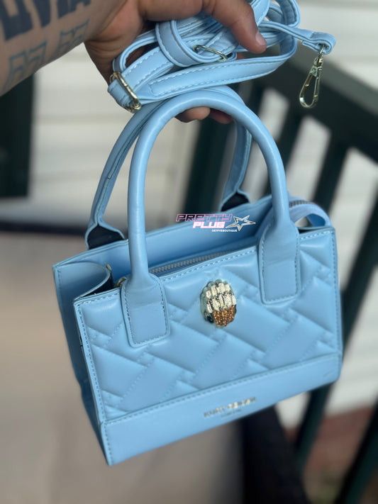 light blue kurt geiger bag