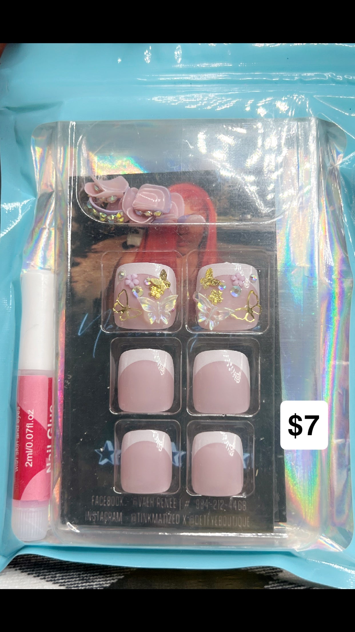 press on nails 🫶🏾- please pay attention