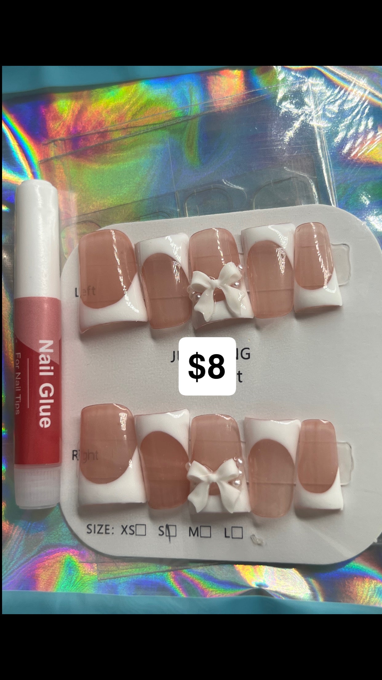 press on nails 🫶🏾- please pay attention