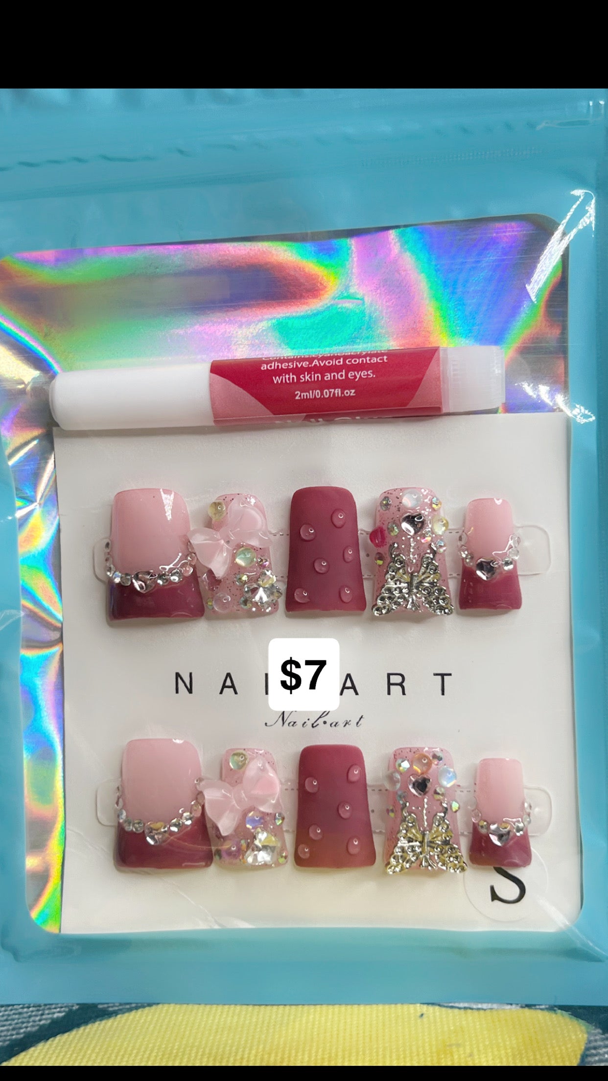 press on nails 🫶🏾- please pay attention