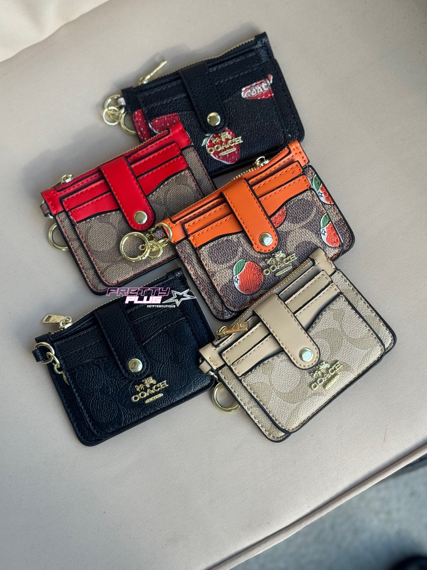 coach card holders.