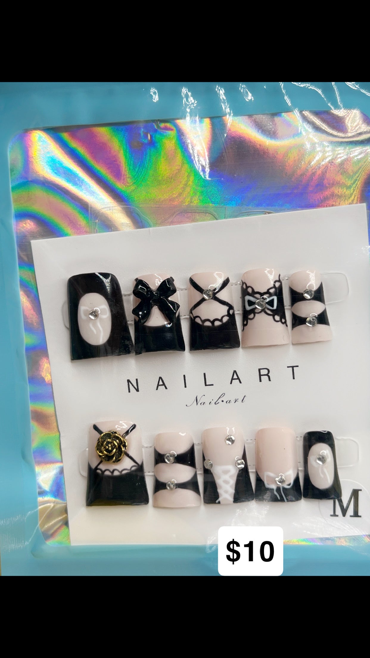 press on nails 🫶🏾- please pay attention