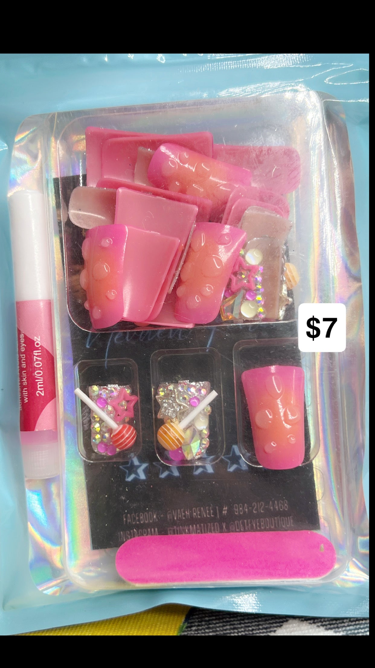 press on nails 🫶🏾- please pay attention