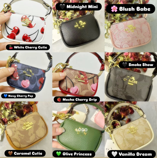 The Coach Mini Nolita Charms 👝💋.