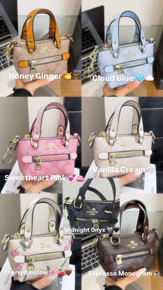 Coach Mini Rowan Satchel
Bag Charms.